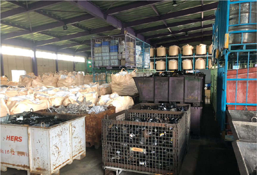 そ材ごとに仕分ける