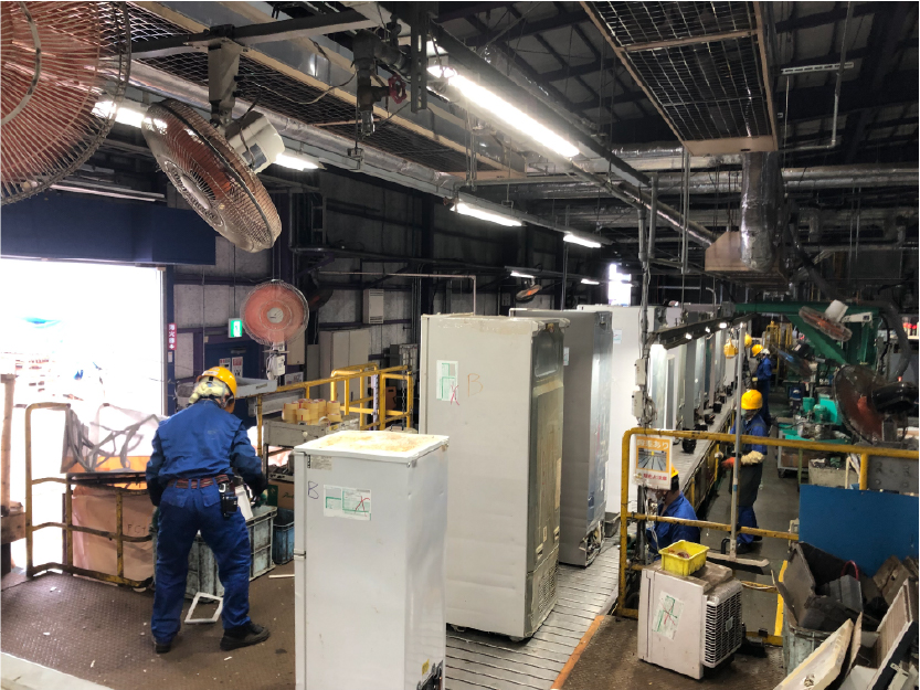 冷ぞう庫の分かい