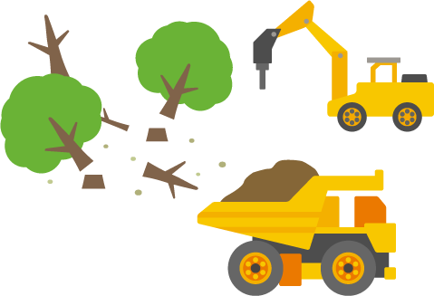 しげんがむだになり新しいしげんをほり出す必要が生まれかんきょうはかいにもつながる