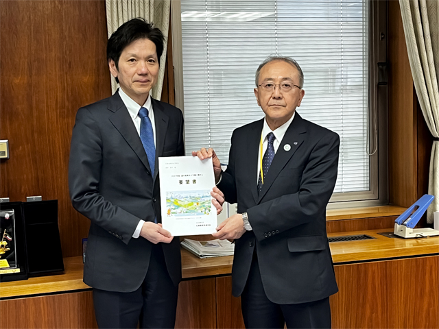 写真：要望書手交